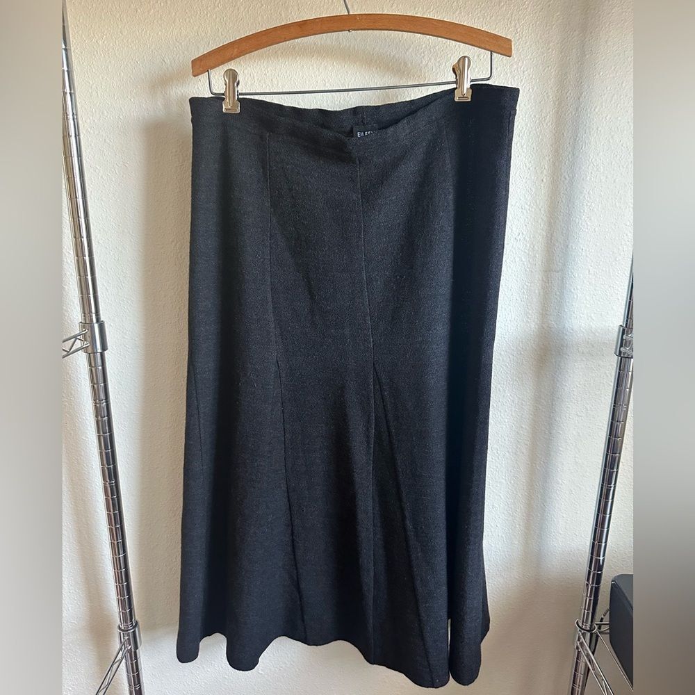 Eileen Fisher Wool Midi Skirt